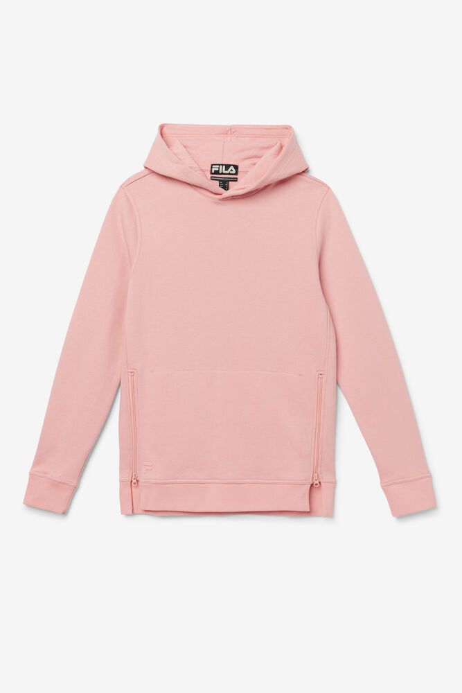 Fila Hoodie Mens Pink - Maddox Pullover - Philippines 3485296-WV
